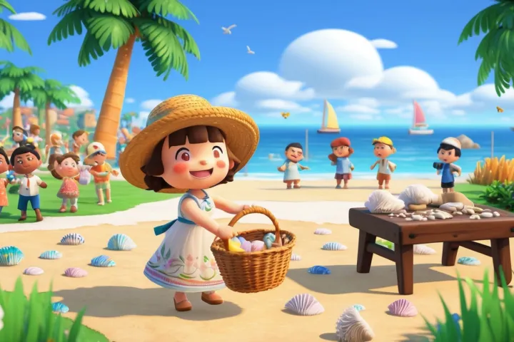Coastal Crafting: Embracing Summer Shell Magic in Animal Crossing